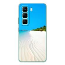 Летний Чехол на Infinix Hot 50 Pro – Море песок