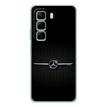 Силиконовый бампер с картинкой машины на Infinix Hot 50 Pro (Mercedes)