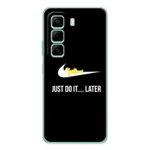 Силиконовый Чехол на Infinix Hot 50 Pro с картинкой Nike – Later