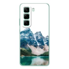 Силиконовый чехол с КАРТИНКАМИ лето для Infinix Hot 50 Pro (AlphaPrint) (Гори)
