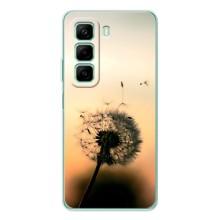 Силиконовый Чехол с одуванчиками на Infinix Hot 50 Pro – Роздумаханый одуванчик