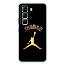 Чехлы для Infinix Hot 50 - с картинкой JORDAN (AlphaPrint) (Jordan Gold)