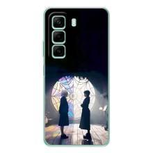 Чехлы с принтом Уэнсдей на Infinix Hot 50 – Уэнсдей и Энди