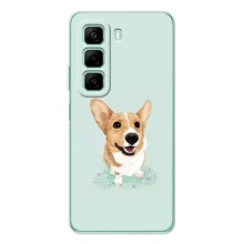 Чехлы с собаками для Infinix Hot 50 (VPrint) (Корги)