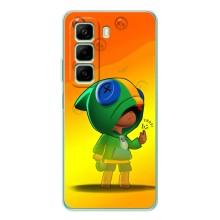 Чехол Бравл Старс для Infinix Hot 50 – LEON в кофте