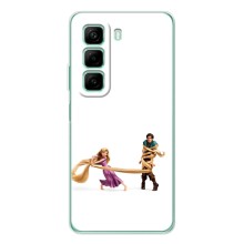 Чехол Рапунцель для Infinix Hot 50 (Рапунцель и Флин)