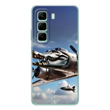 Чохол з мемом Тралалело тралала на Infinix Hot 50 (Бомбардіро крокоділо)