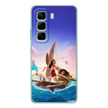 Чехол с мультфильмом Моана Infinix Hot 50 (Моана и Мауи)