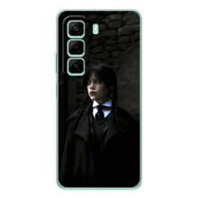 Чохол з дизайном Венздей 2 на Infinix Hot 50 – Венздей в костюмі