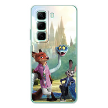 Чохол Зоотрополіс на Infinix Hot 50 – Нік Джуді і змія