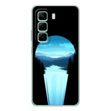Летний Чехол на Infinix Hot 50 – Синий Водопад