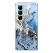Мраморный чехол на Infinix Hot 50 (VPrint) (Нежный мрамор)