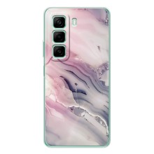 Мраморный чехол на Infinix Hot 50 (VPrint) (Пурпурный Мрамор)