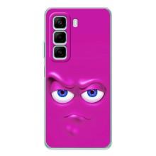 Чохли (ТПУ) (смішні стікери) для Infinix Hot 50 – Хитра мордочка