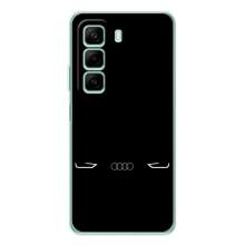 Силиконовый бампер с картинкой машины на Infinix Hot 50 – Силует Audi