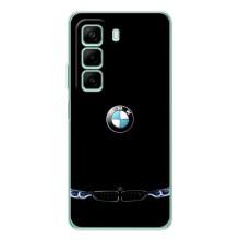 Силиконовый бампер с картинкой машины на Infinix Hot 50 – Черный BMW