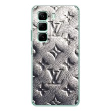 Текстурный Чехол Louis Vuitton для Инфиникс Хот 50 (Бежевый ЛВ)