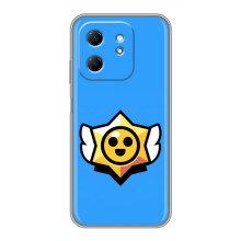 Бампер (ТПУ) з принтом Brawl Stars на Хот 50і (Значок)