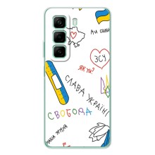 Чохли (Доброго вечора, ми за України) для Хот 50і (AlphaPrint) (Стикер)