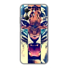 Чохли з зображенням різних тварин на Infinix Hot 50i (Яскравий Тигр)