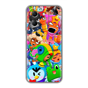Чехлы Brawl Stars для Infinix Hot 50i (AlphaPrint)