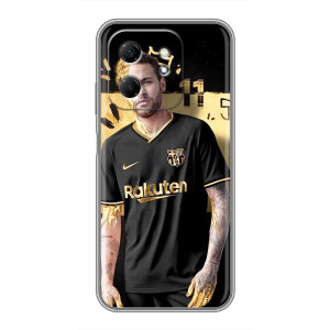 Силиконовый Чехол Infinix Hot 50i – Gold Neymar