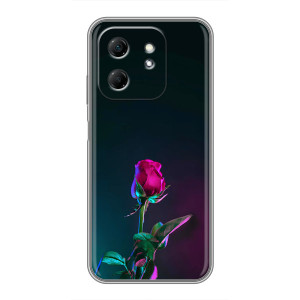 Чехлы с принтом Розочки для Infinix Hot 50i – Ночная роза