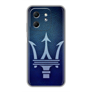 Чехлы с тематикой "Крутые машины" на Infinix Hot 50i – Лого Maserati