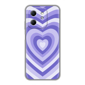 Чохли з тематикою "Маленькі Сердчеки" на Infinix Hot 50i (Серце фіолет)
