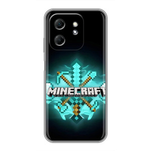 Чехол майнкрафт для Infinix Hot 50i – MineCraft 2
