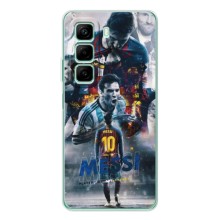 Чехол Месси футболист для Infinix Hot 50i (Коллаж Месси)