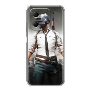 Чохол з картинкою "Герой Pubg" на Infinix Hot 50i – Пабг