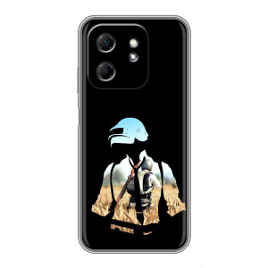 Чохол з картинкою "Герой Pubg" на Infinix Hot 50i – Пубг мен