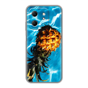 Чехол с изображением  вкусной еды для Infinix Hot 50i – Ананас