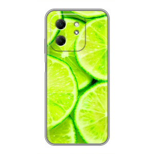 Чехол с изображением  вкусной еды для Infinix Hot 50i – Лайм