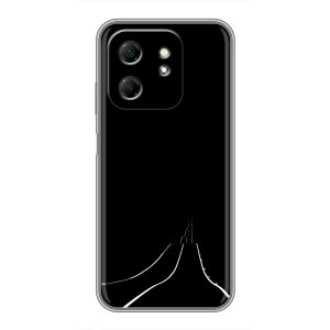 Чехол с картинками на черном фоне для Infinix Hot 50i – Дорога
