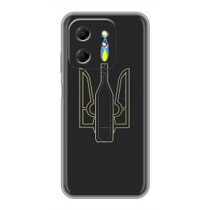 Чехол с картинкой (Патриотический ГЕРБ) на Infinix Hot 50i (Герб - Молотова)