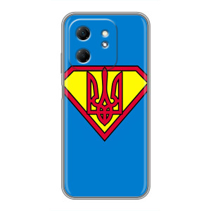 Чехол с картинкой (Патриотический ГЕРБ) на Infinix Hot 50i (Super - Герб)