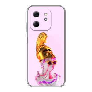Чохол з Прикольним Принтом на Infinix Hot 50i (АРТ Статуя)