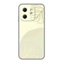 Чехол цветочный дизайн для Infinix Hot 50i – Зелёный фон