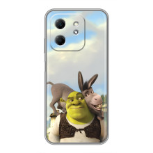 Чохол з мультфільмом Шрек на Infinix Hot 50i – Шрек і осел