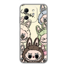 Чохол з Лабубу на Infinix Hot 50i (Колаж Лабубу)