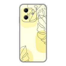 Силконовий чохол з принтом в квітах на Infinix Hot 50i