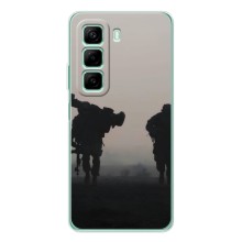 Чехол с украинским воином на Infinix Hot 50i (Украинские солдаты)