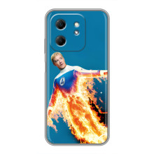 Чохол з принтом Фантастична четвірка для Infinix Hot 50i – Людина-факел