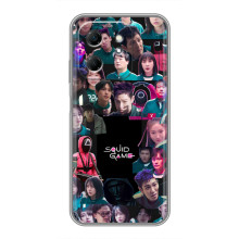 Чехол Гра в кальмара для Infinix Hot 50i – Коллаж игры кальмара