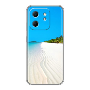 Летний Чехол на Infinix Hot 50i – Море песок