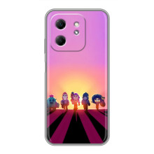 Силіконовый Чохол на Infinix Hot 50i з картинкою Brawl Stars – Персонажі на заході сонця