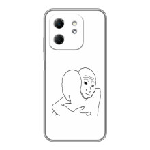 Прикольні Чохли з принтом "інтернет меми" для Infinix Hot 50i – Співчуття