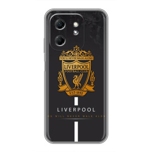 Силиконовые Чехлы принт Футбол на Infinix Hot 50i – Liverpool